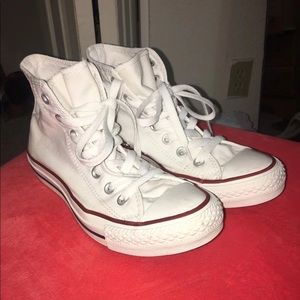 White high top Converse